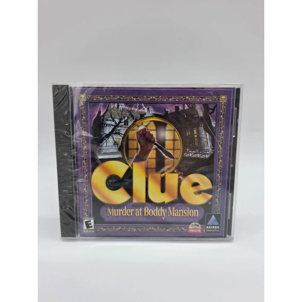 Clue Murder at Boddy Mansion PC Game Windows 95 98 Hasbro Sealed Toys R Us Tag